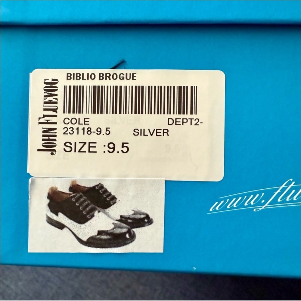 John Fluevog Biblio Cole Lace-up Wingtip Brogues Size 9.5 - Picture 12 of 13